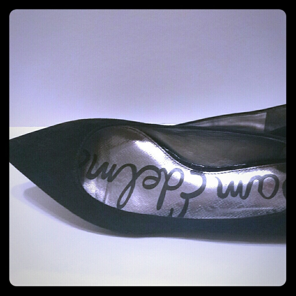 Sam edelman  black suede flats